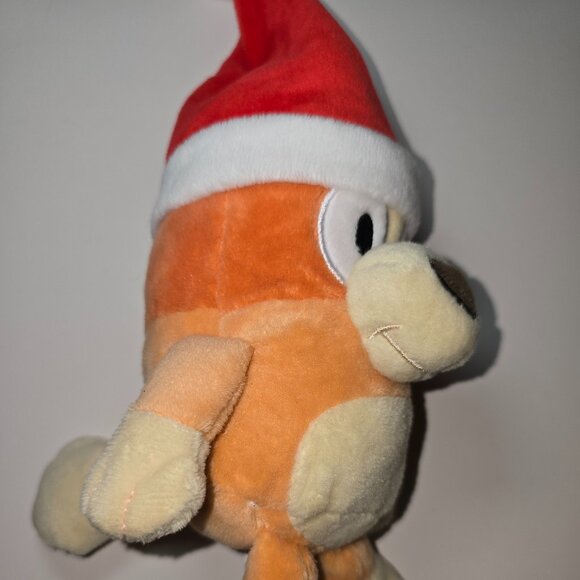 Bluey & Bingo Santa Hats 8" Plush Bundle - Picture 8 of 12